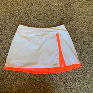 White athletic skirt